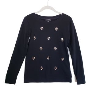 The Limited Embellished Crew Neck Sweater